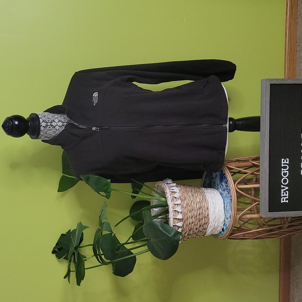 Northface Basic Black Zip Up Sweatshirt. - image 2